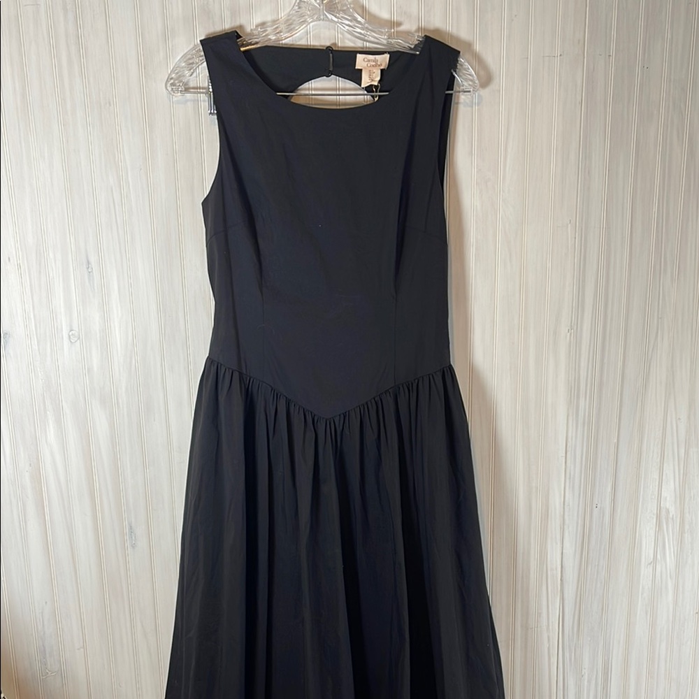 NWT CAMILA COELHO BUBBLE HEM DROP WAIST MAXI DRESS OPEN BACK SMALL
